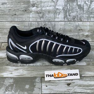 NIKE AIR MAX TAILWIND IV SHOES BLACK/WHITE/SILVER AQ2567-003